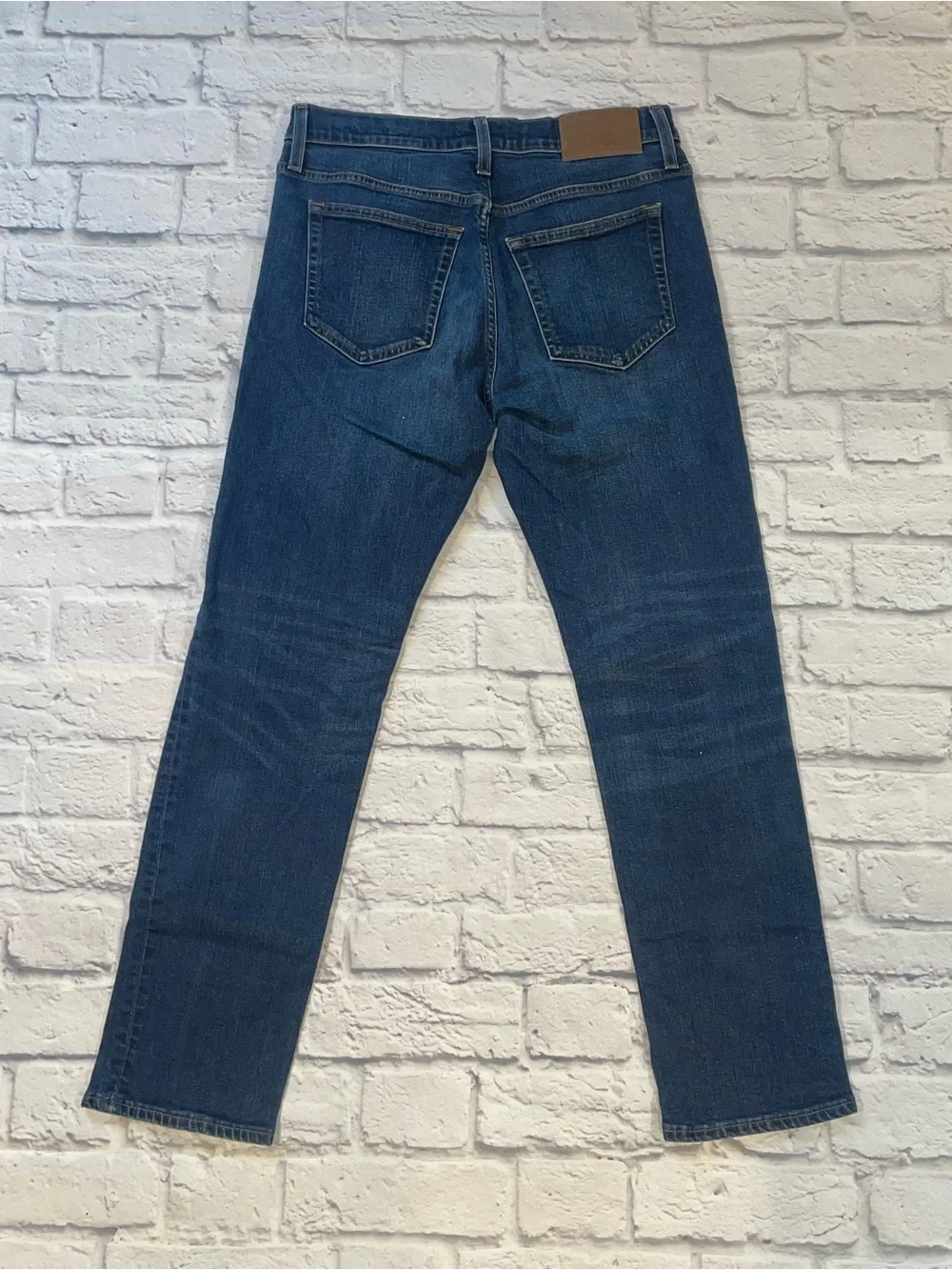 J. Crew Straight-fit flex jean in Walker dark wash 30x30